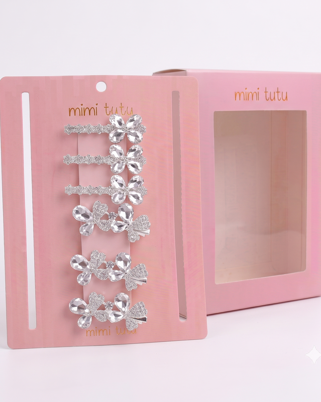 Kids atelier mimi tutu Crystal Whisper Hair Pin Trio