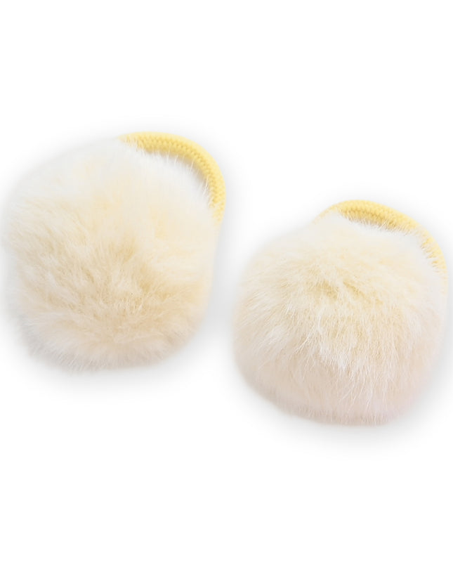 kids atelier mimi tutu Fluffy Pom-Pom Hair Tie Set