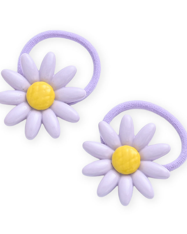 kids atelier mimi tutu Button & Flower Hair Tie Set