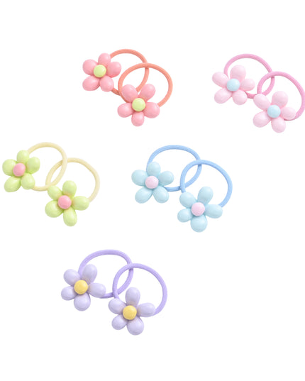 kids atelier mimi tutu Flower Elastic Hair Tie Set