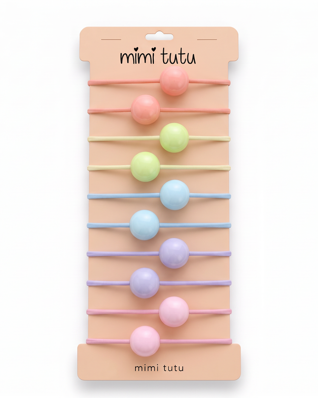 kids atelier mimi tutu Beaded Hair Tie Set