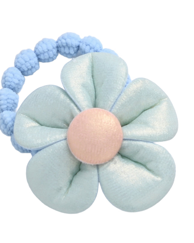 kids atelier mimi tutu Plush Flower Hair Tie Set