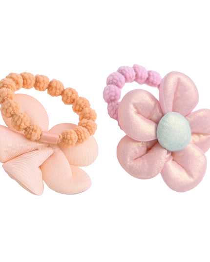kids atelier mimi tutu Plush Flower Hair Tie Set