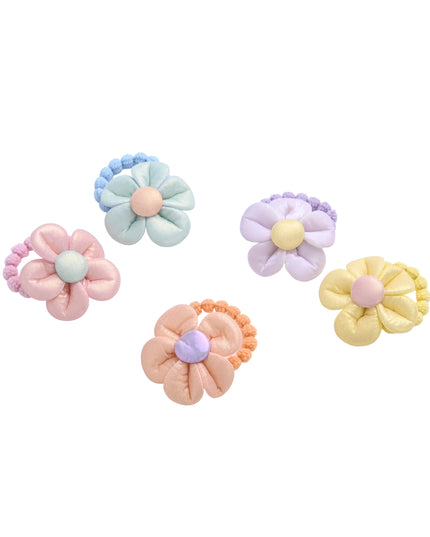 kids atelier mimi tutu Plush Flower Hair Tie Set