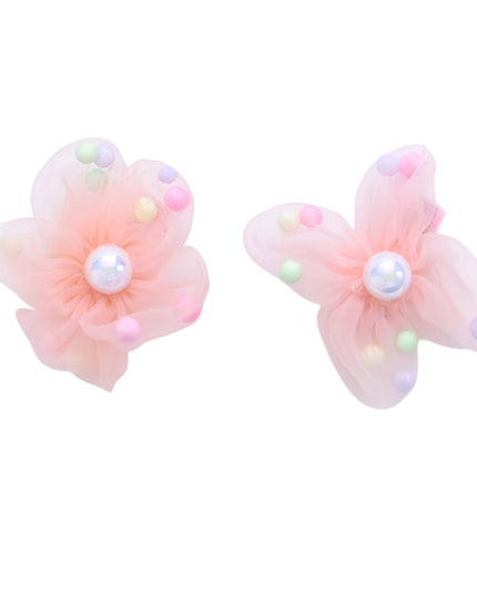 kids atelier mimi tutu Beaded Flower Hair Tie Set