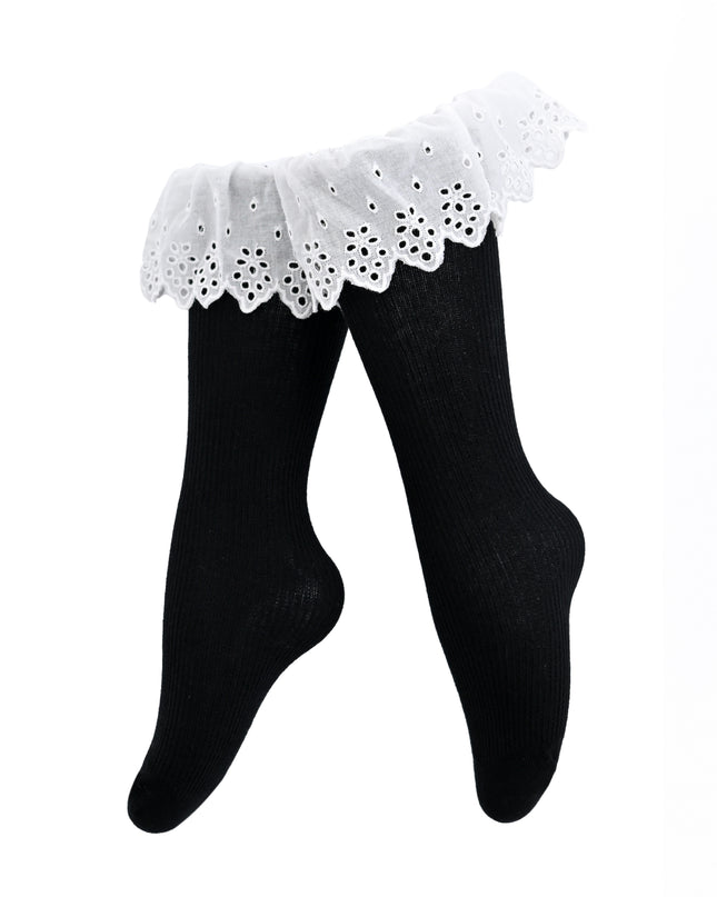 kids atelier mimi tutu White Trim Skirt Socks