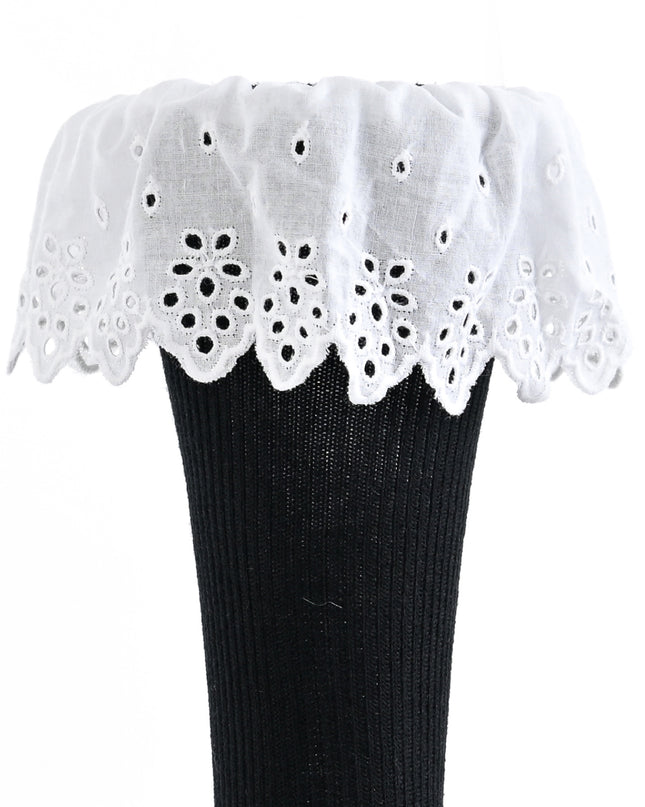 kids atelier mimi tutu White Trim Skirt Socks
