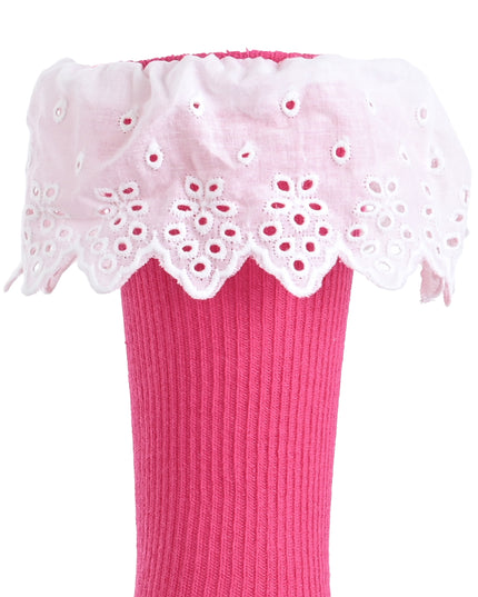 kids atelier mimi tutu White Trim Skirt Socks