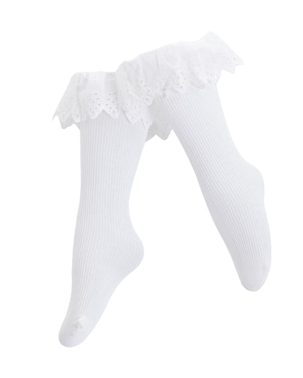 kids atelier mimi tutu White Trim Skirt Socks