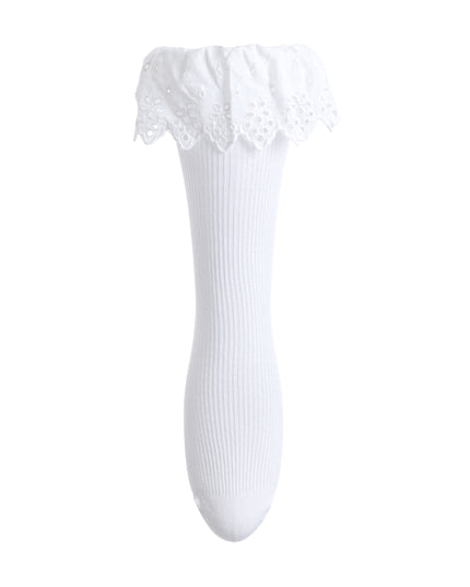 kids atelier mimi tutu White Trim Skirt Socks