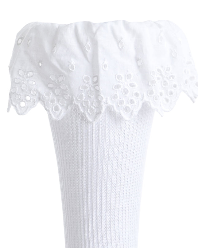 kids atelier mimi tutu White Trim Skirt Socks