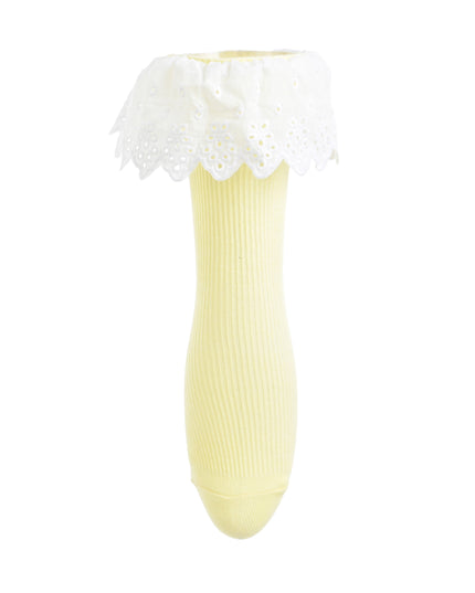 kids atelier mimi tutu White Trim Skirt Socks