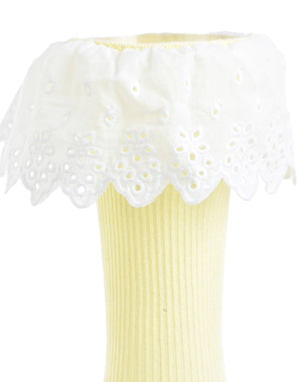 kids atelier mimi tutu White Trim Skirt Socks