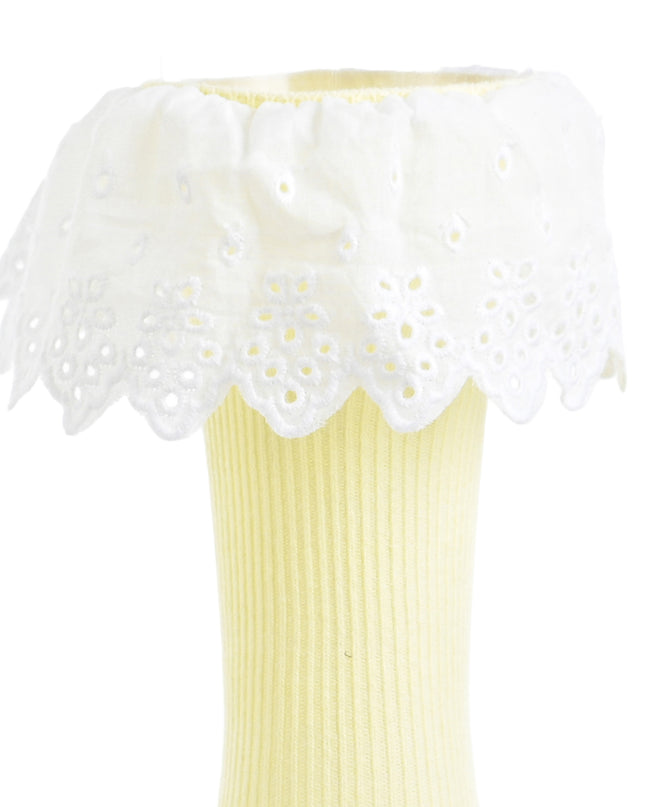 kids atelier mimi tutu White Trim Skirt Socks