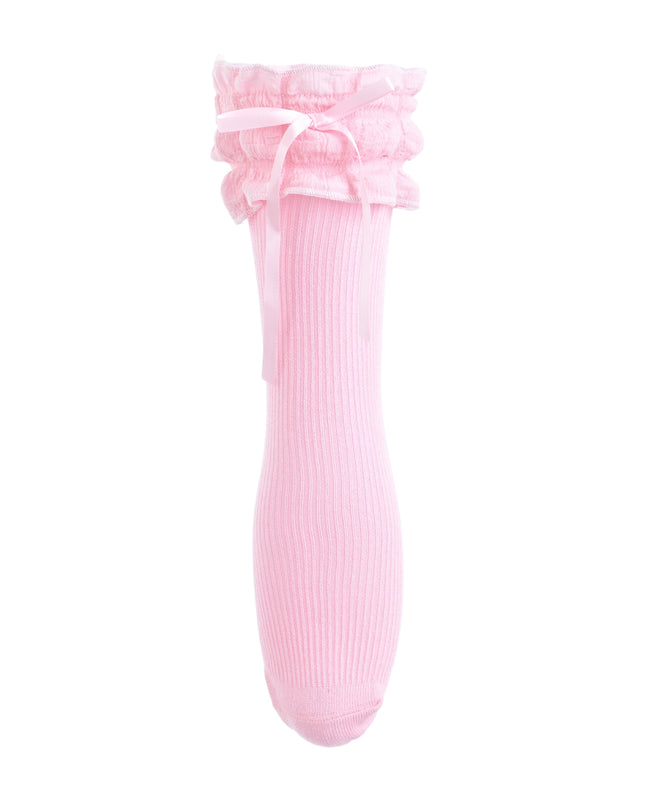 kids atelier mimi tutu Ruffled Ribbon Long Socks