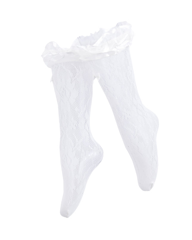 kids atelier mimi tutu Layered Ruffle Bow Socks