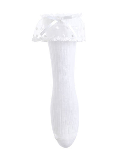 kids atelier mimi tutu Ankle Skirt Polka Bow Socks