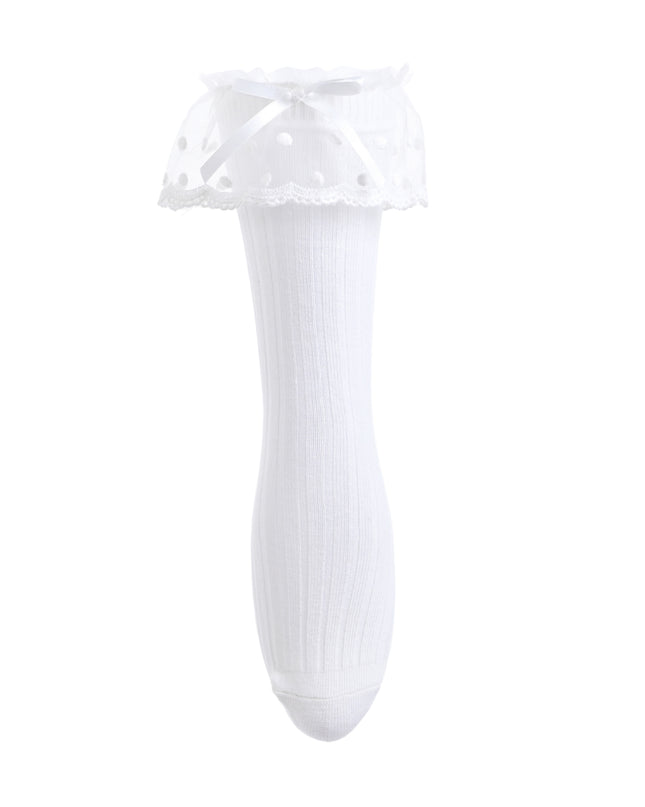 kids atelier mimi tutu Ankle Skirt Polka Bow Socks