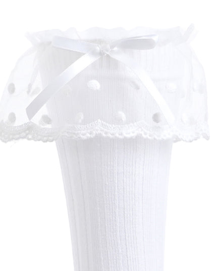 kids atelier mimi tutu Ankle Skirt Polka Bow Socks