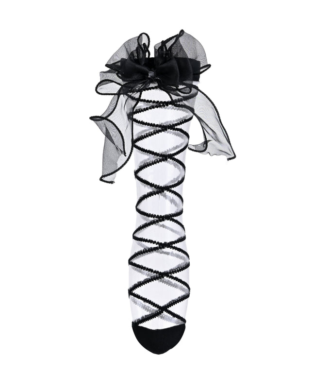 kids atelier mimi tutu Tulle Tie Wrap Heart Socks