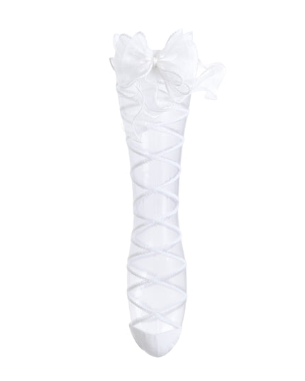 kids atelier mimi tutu Tulle Tie Wrap Heart Socks