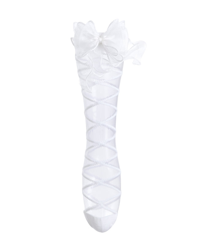 kids atelier mimi tutu Tulle Tie Wrap Heart Socks