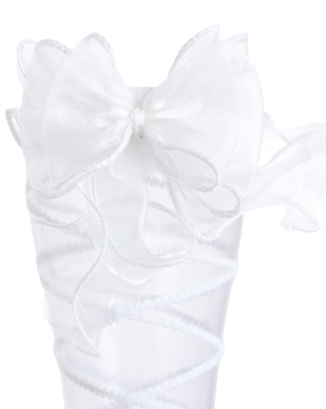 kids atelier mimi tutu Tulle Tie Wrap Heart Socks