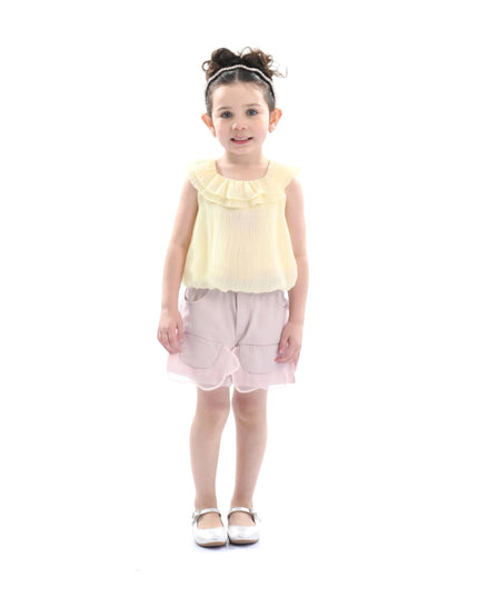 kidsatelier-mimitutu-Yellow-Mauve-Ruffle-Outfit-Set