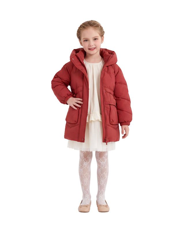kids atelier Mimi Tutu Red Puffer Jacket