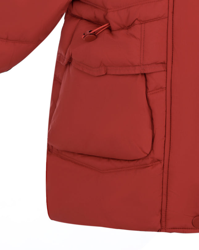 kids atelier Mimi Tutu Red Puffer Jacket