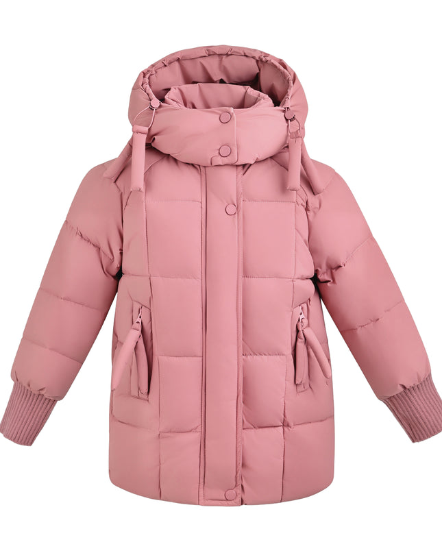 Kids Atelier Mimi Tutu Rose Quilted Hooded Jacket