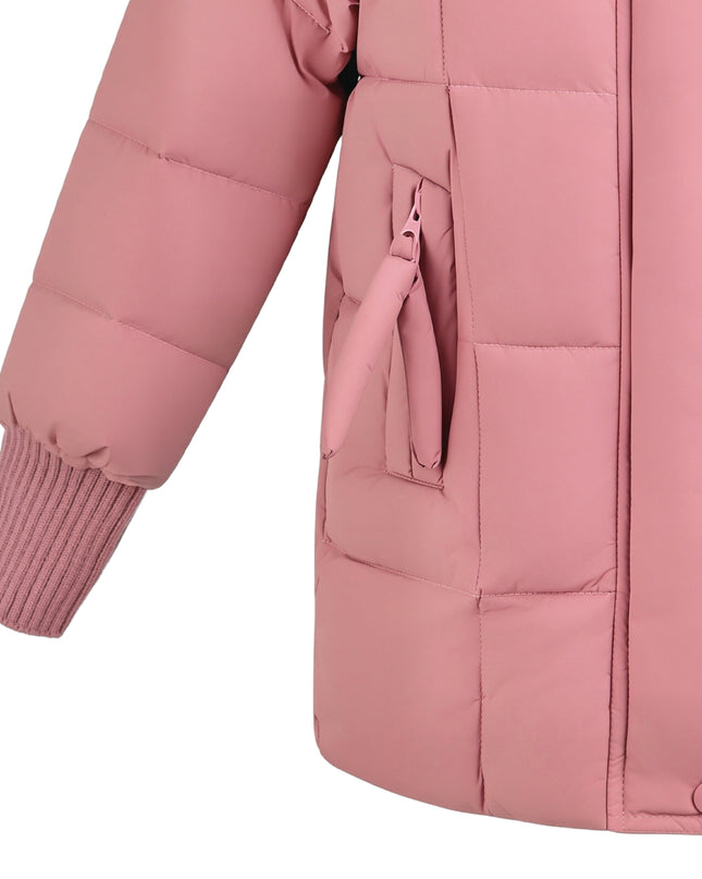 Kids Atelier Mimi Tutu Rose Quilted Hooded Jacket