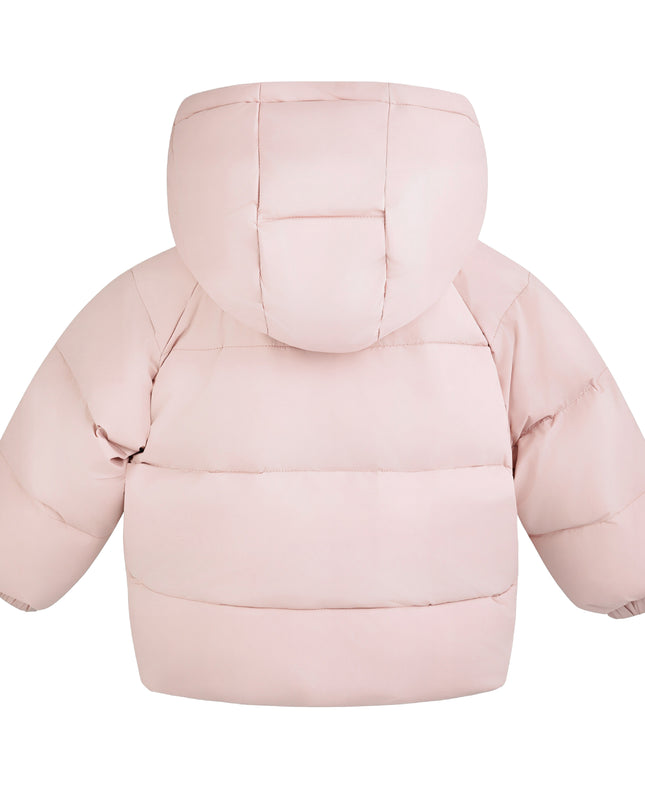 Kids Atelier Mimi Tutu Pink Bow Puffer Jacket