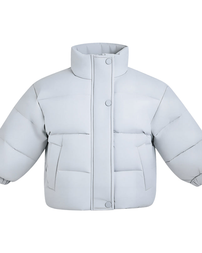 Kids Atelier Mimi Tutu Blue Hooded Puffer Jacket