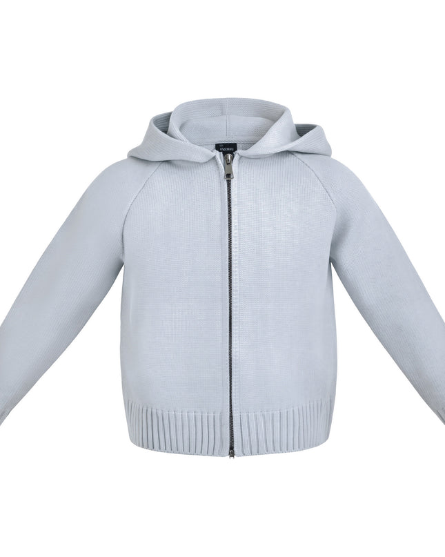 Kids Atelier Mimi Tutu Blue Hooded Puffer Jacket