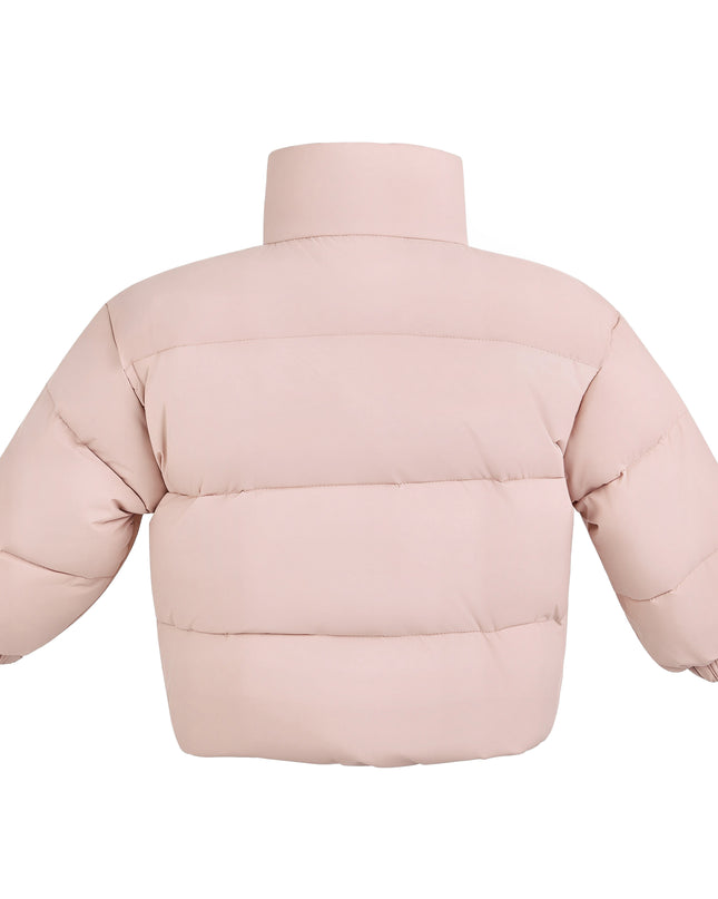 Kids Atelier Mimi Tutu Pink Hooded Puffer Jacket