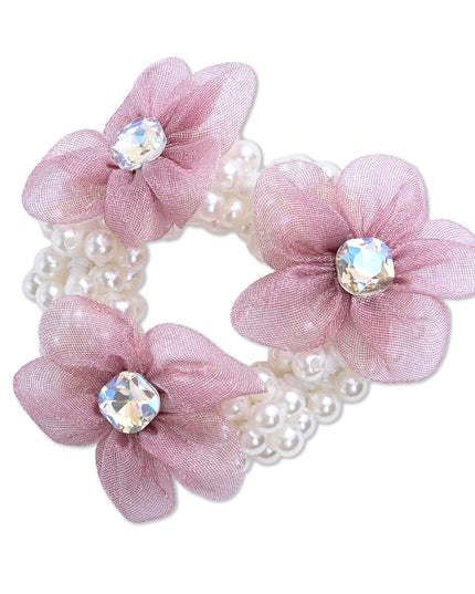 kids atelier mimi tutu Pearl Flower Scrunchie Set