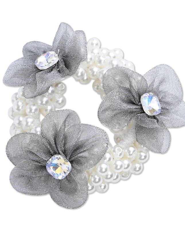 kids atelier mimi tutu Pearl Flower Scrunchie Set