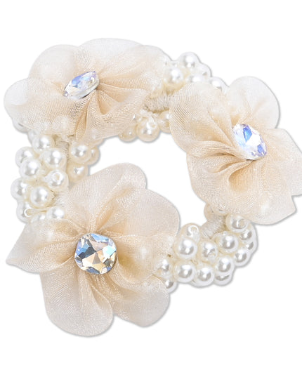 kids atelier mimi tutu Pearl Flower Scrunchie Set