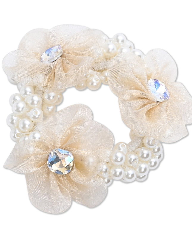 kids atelier mimi tutu Pearl Flower Scrunchie Set