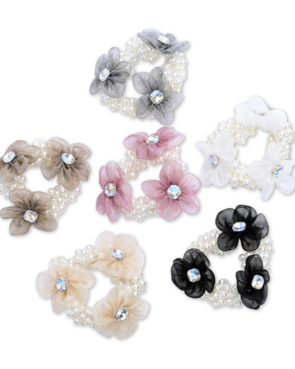 kids atelier mimi tutu Pearl Flower Scrunchie Set