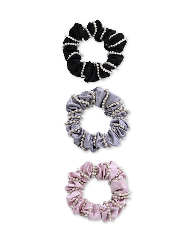 kids atelier mimi tutu Pearl Accent Scrunchie Set