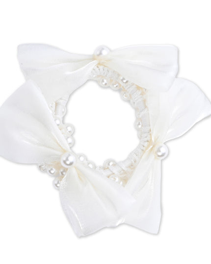 kids atelier mimi tutu Pearl Bow Scrunchie Set