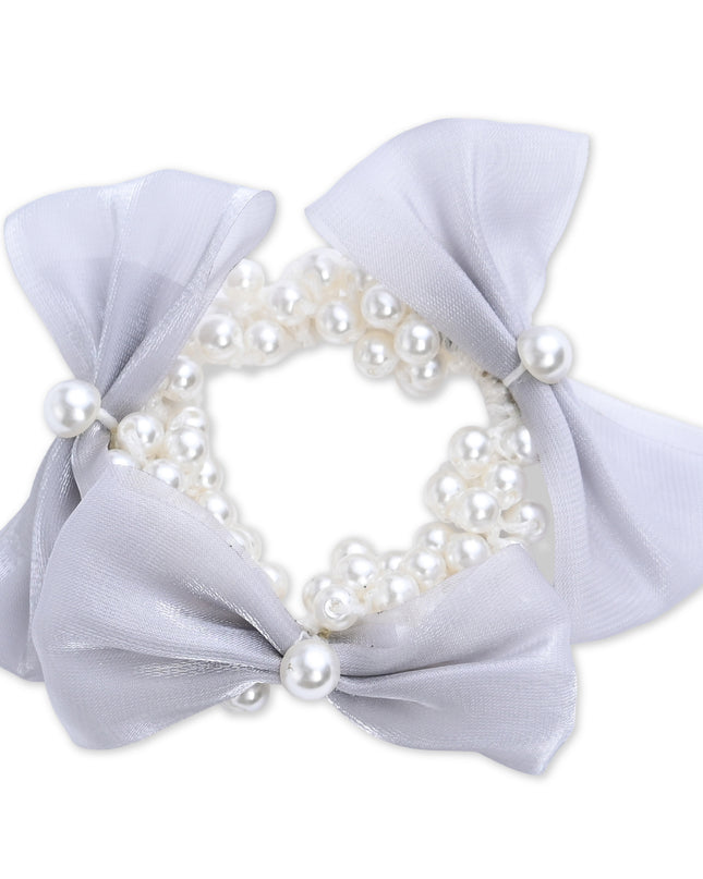 kids atelier mimi tutu Pearl Bow Scrunchie Set