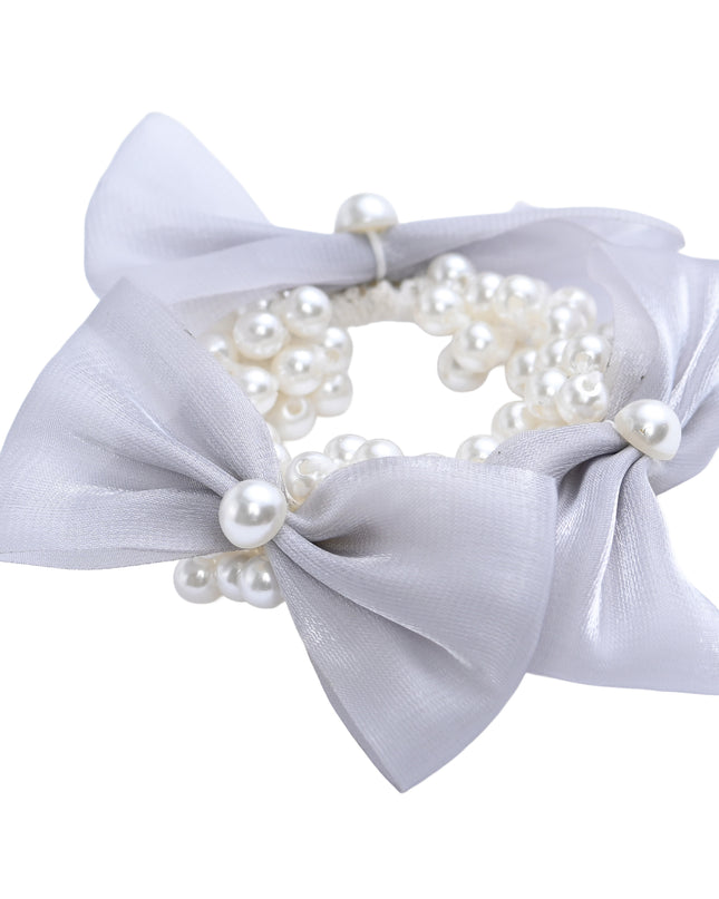 kids atelier mimi tutu Pearl Bow Scrunchie Set