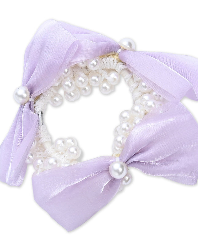 kids atelier mimi tutu Pearl Bow Scrunchie Set
