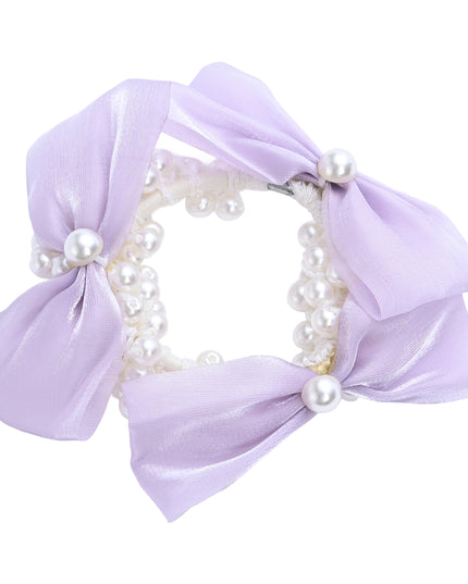 kids atelier mimi tutu Pearl Bow Scrunchie Set