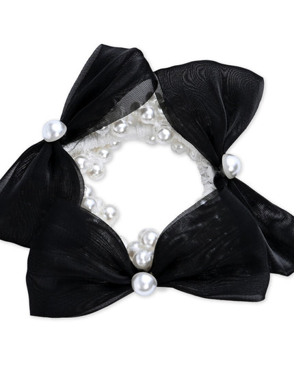 kids atelier mimi tutu Pearl Bow Scrunchie Set