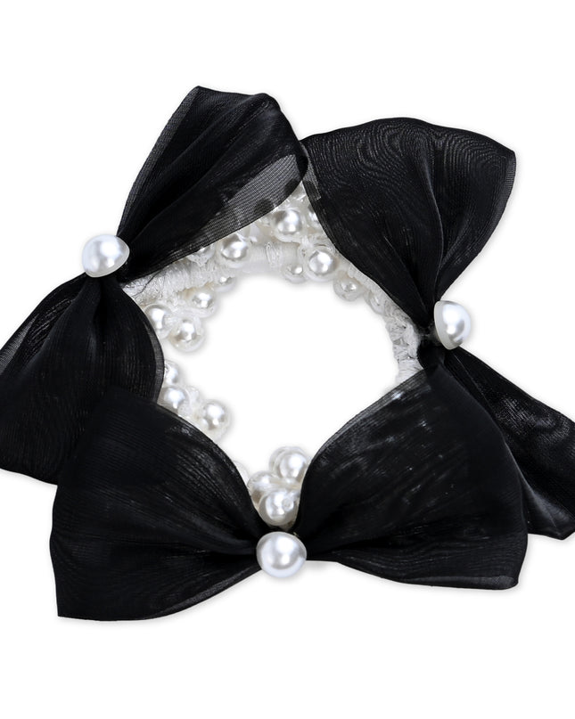 kids atelier mimi tutu Pearl Bow Scrunchie Set