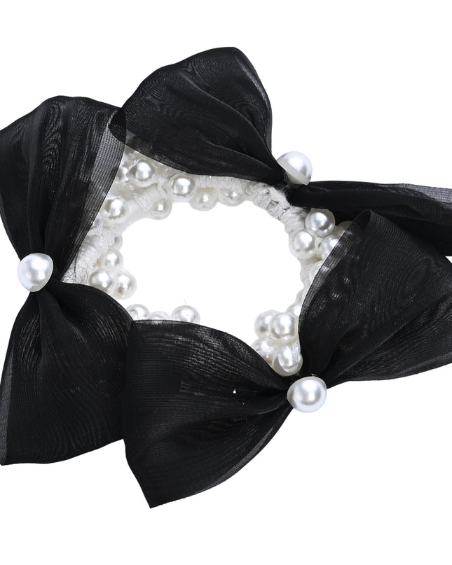 kids atelier mimi tutu Pearl Bow Scrunchie Set